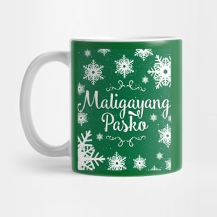 Maligayang Pasko v2 Green Series Mug